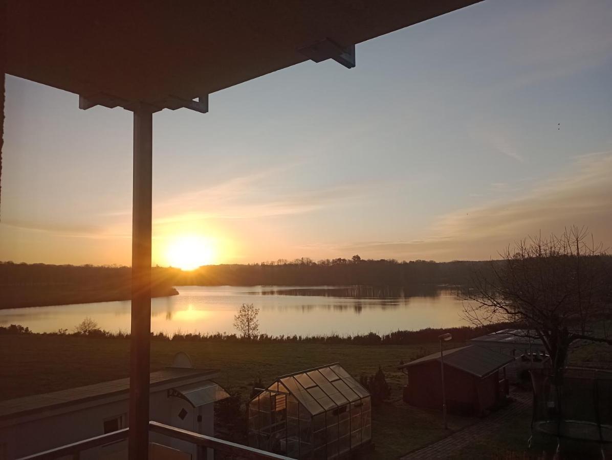 Erdgeschoss-Appartement Mit Seeterasse Ahrensbok Buitenkant foto