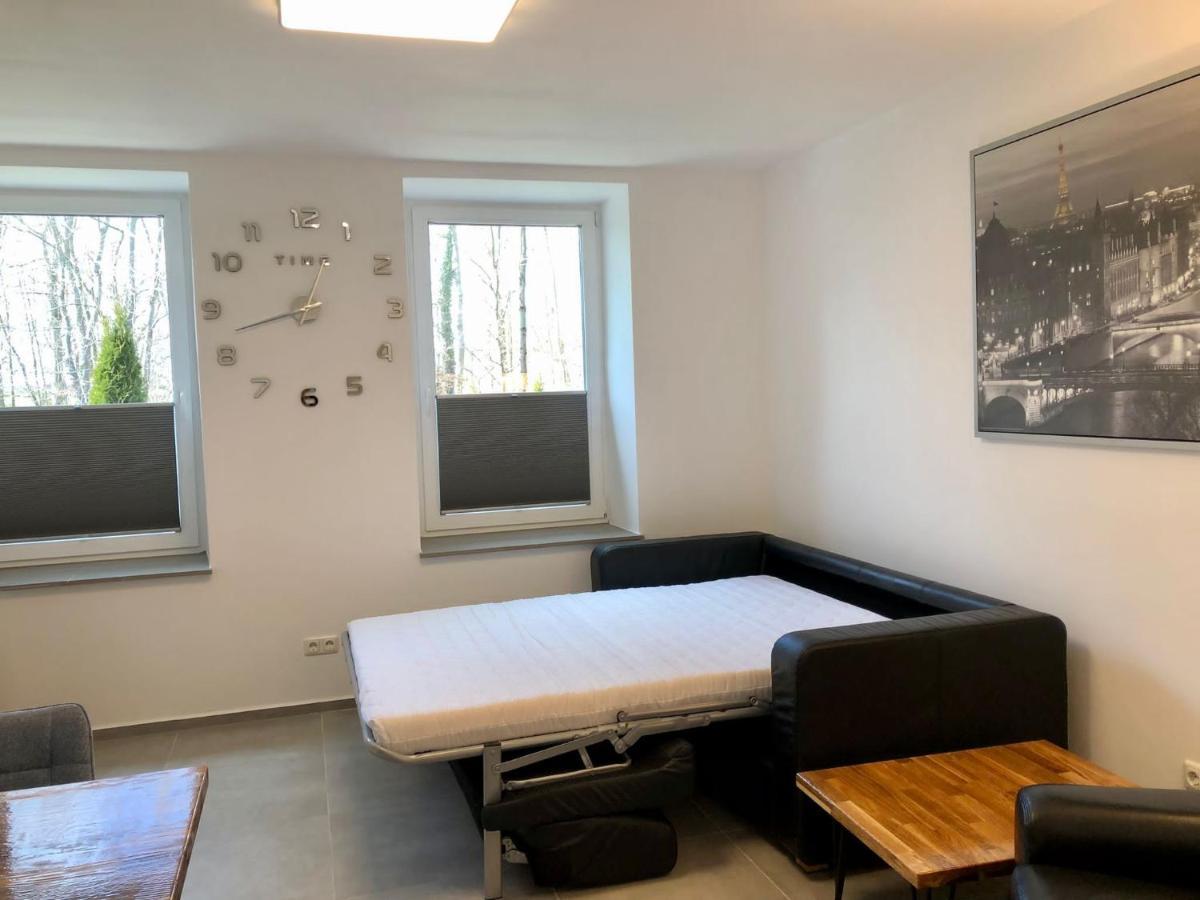 Erdgeschoss-Appartement Mit Seeterasse Ahrensbok Buitenkant foto